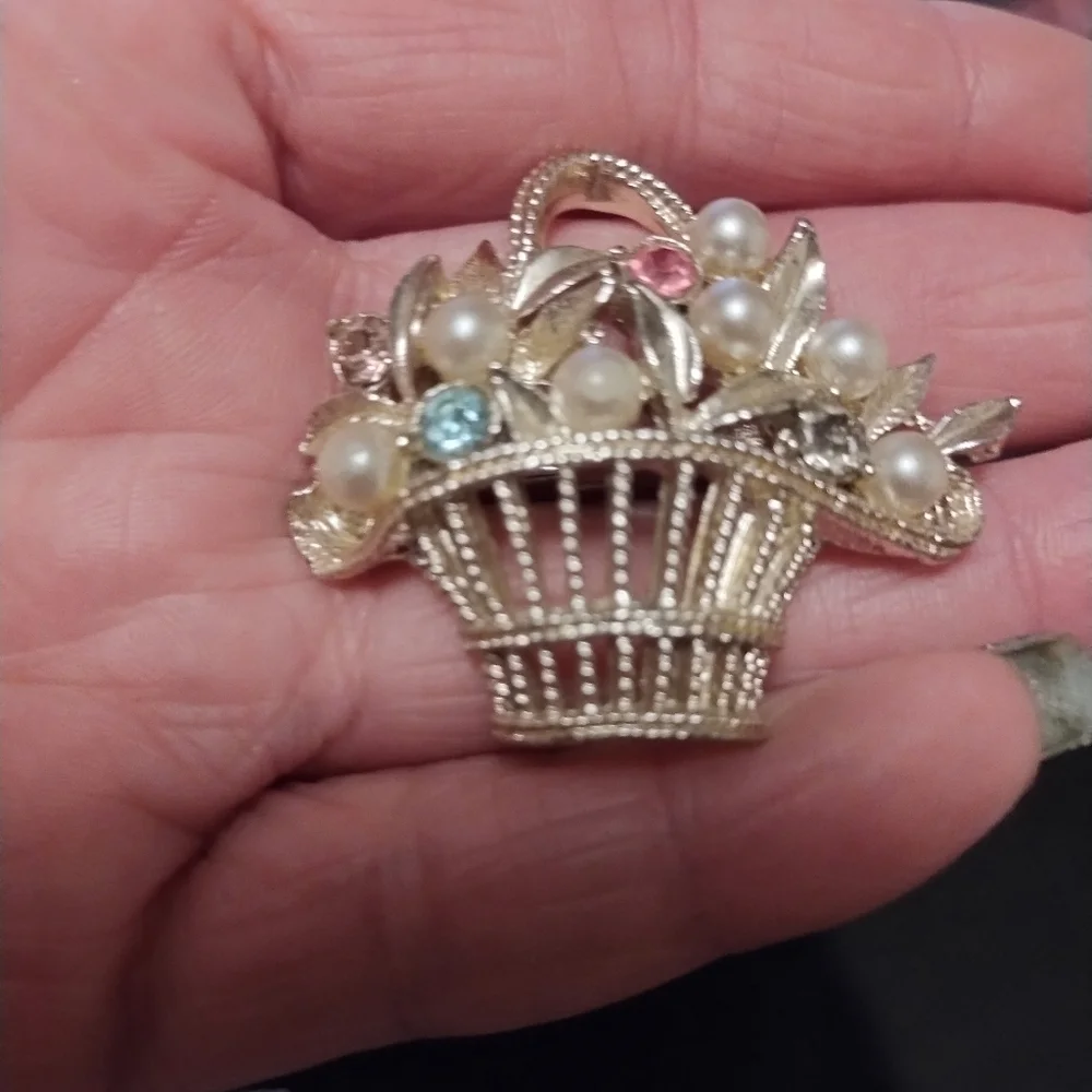 Vintage pin duo